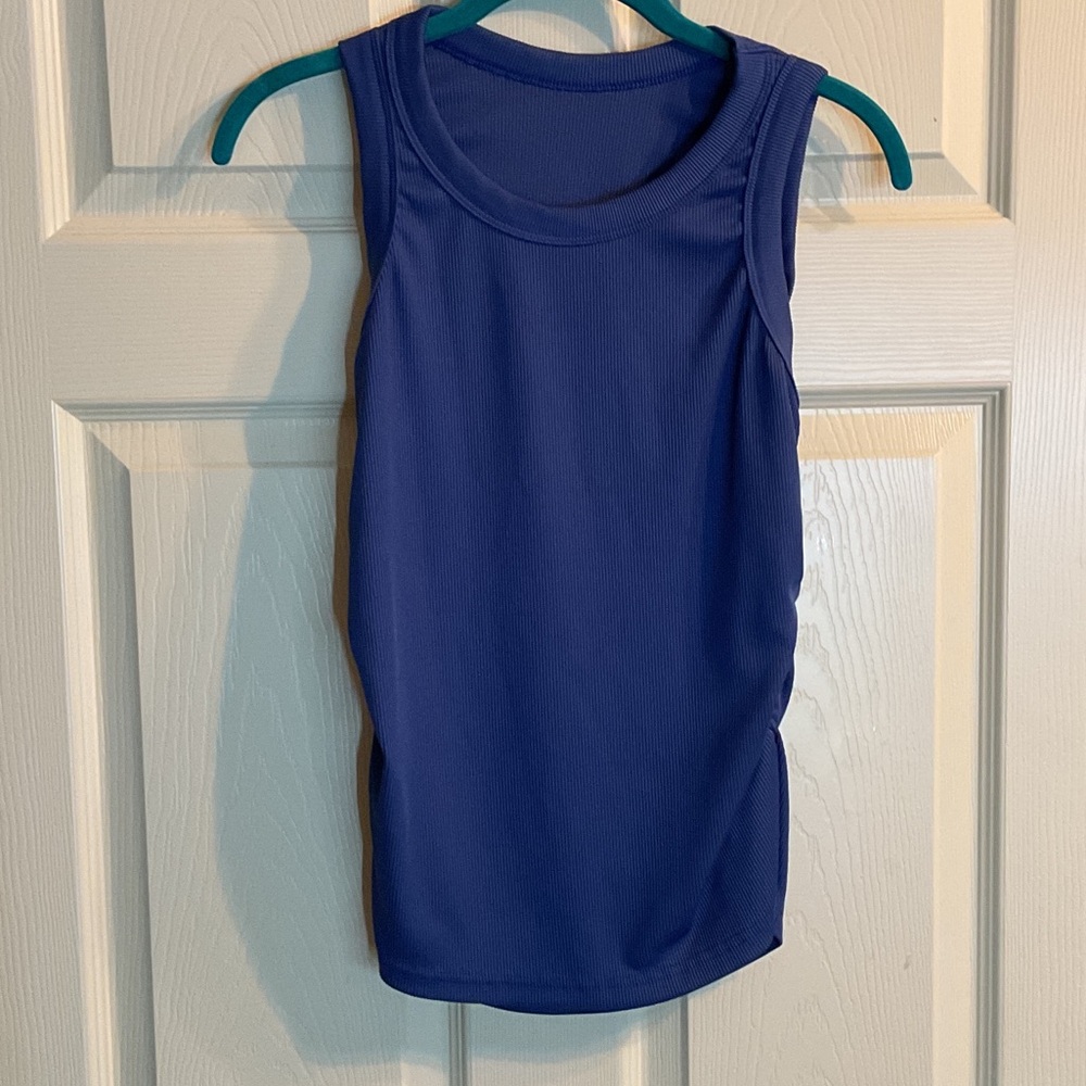Women's Blue Sleeveless Top